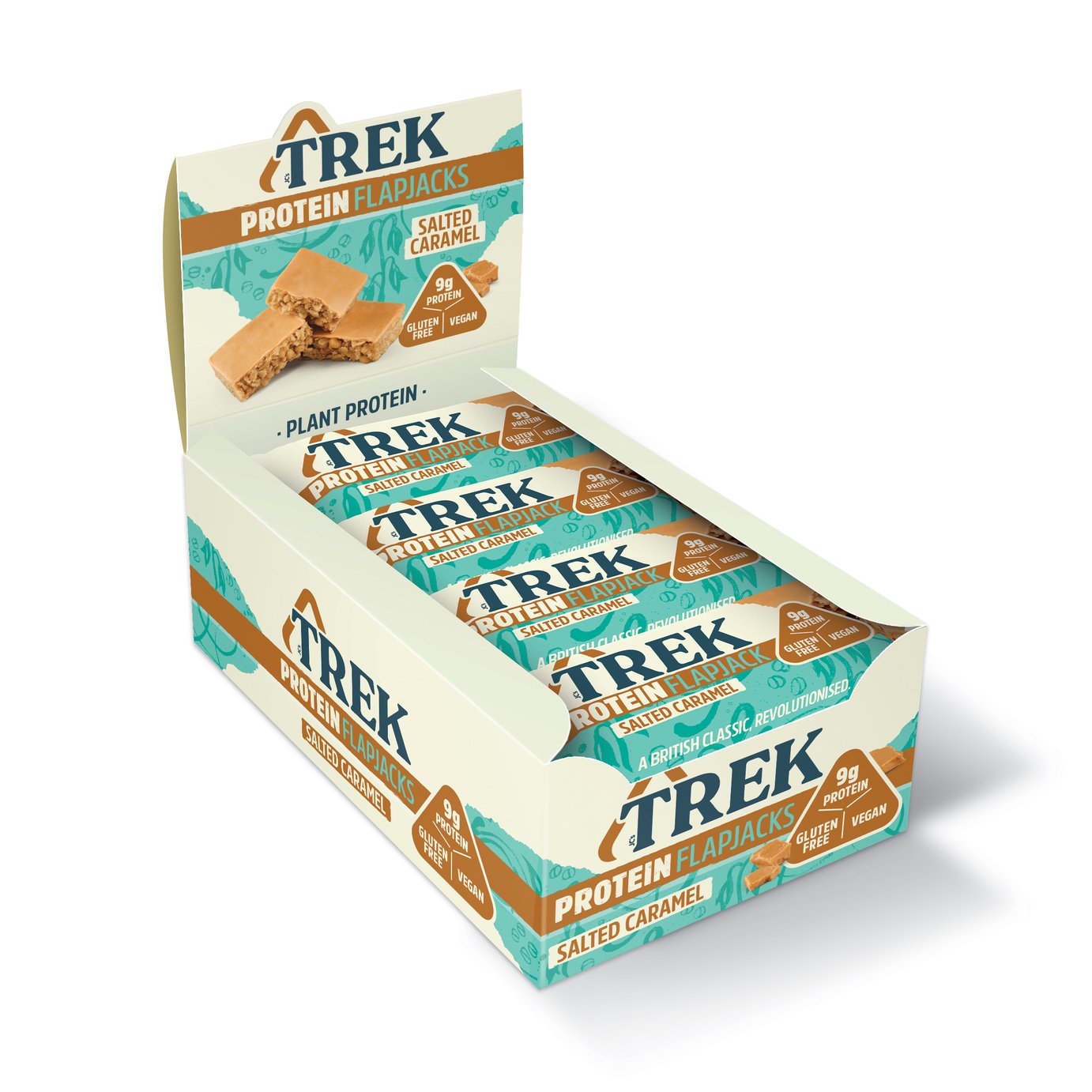 Trek Flapjack Salted Caramel New Snack Bars x 16 Review