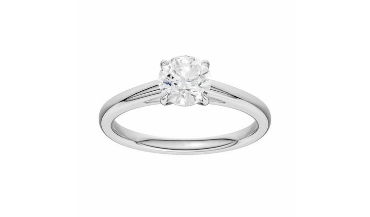 Pure Brilliance 9ct White Gold 1.25ct Diamond Solitaire Ring - O