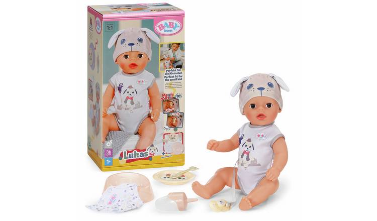 Baby Born Lukas Dog 36cm Interactive Baby Doll