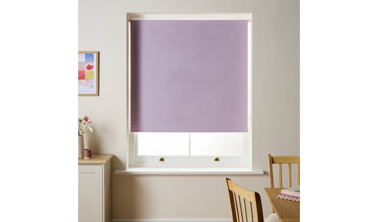 Argos Home Blackout Lilac Roller Blind - 60cm