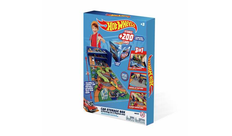 Hot Wheels 3 In 1 Car Storage Box