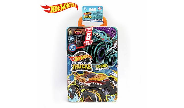 Hot Wheels Metal Monster Truck Storage Case
