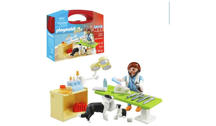 Playmobil 5653 City Life Collectable Vet Carry Case Toy