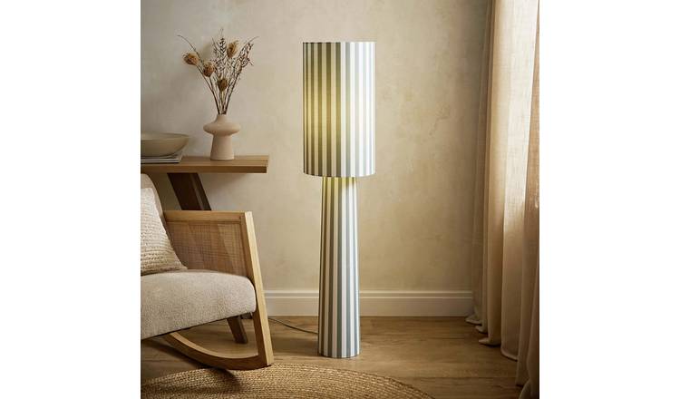 ValueLights Thorley Statement Floor Lamp - Green