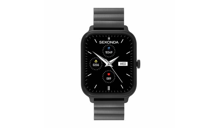 Sekonda Motion Lux Black Stainless Steel Smart Watch