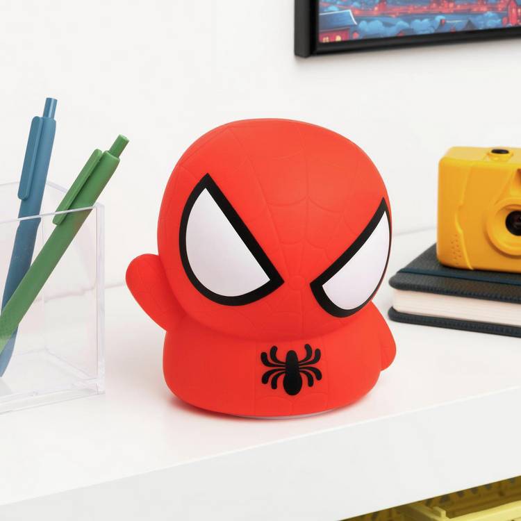 Spiderman Silicone Kids LED Night Light - Red 0