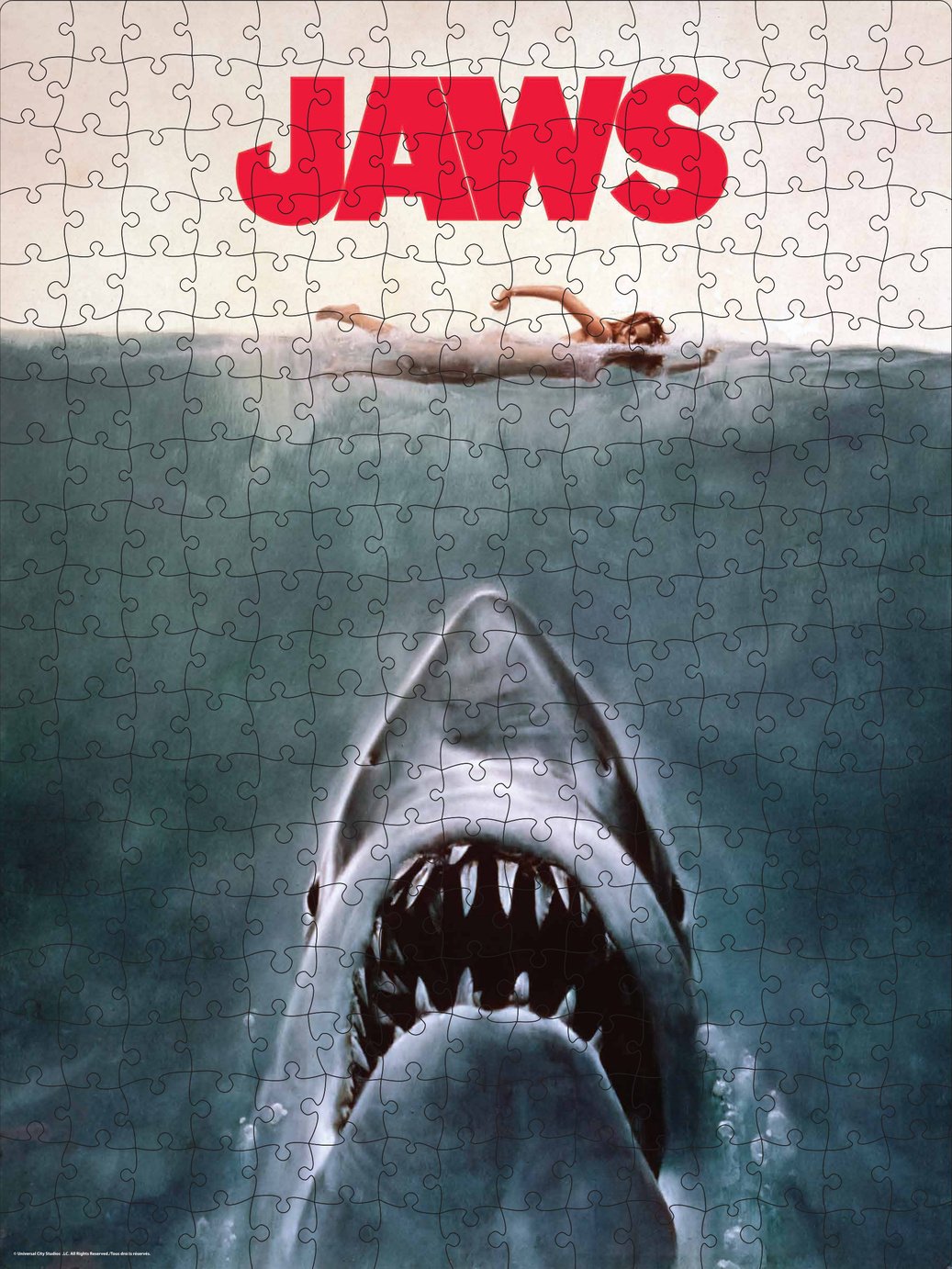 JAWS Movie 500pc VHS Blockbuster Puzzle Review