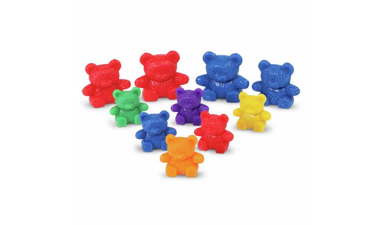 Learning Resources Three Bear Family Counters Rainbow Set