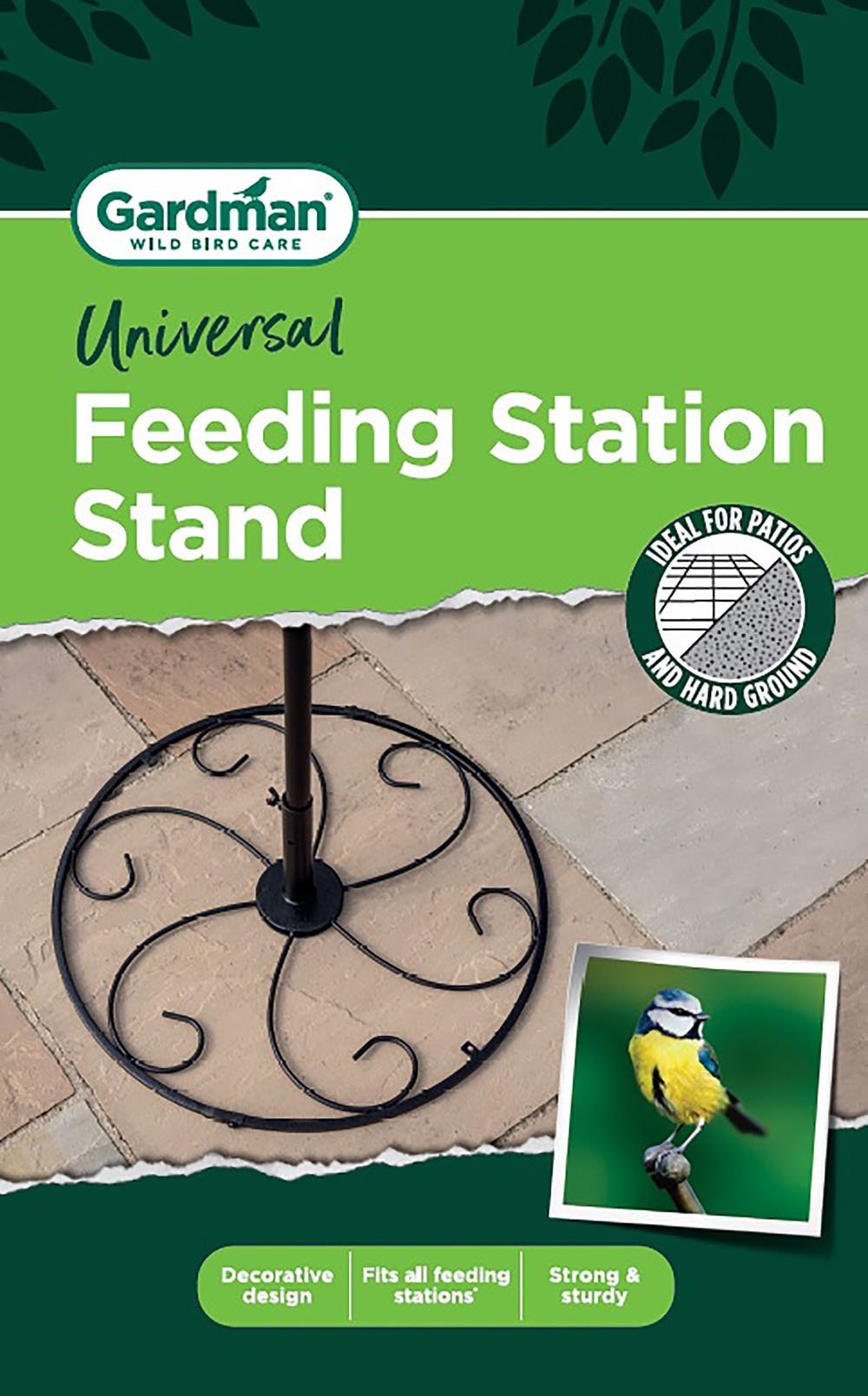 Gardman Feeding Station Patio Stand Simply Thank You