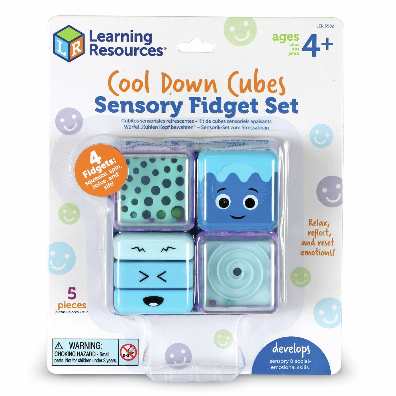 Buy Learning Resources Cool Down Sensory Cubes Set | Kids arts and
