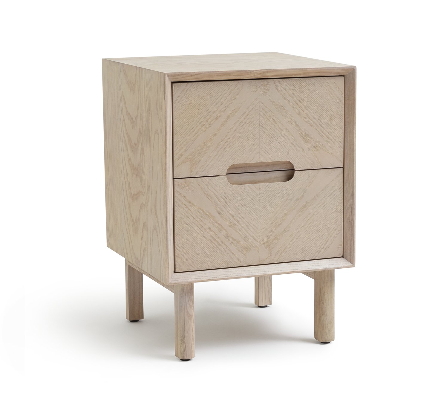 Habitat Halden Skandi 2 Drawer Bedside Table - Ash Veneer