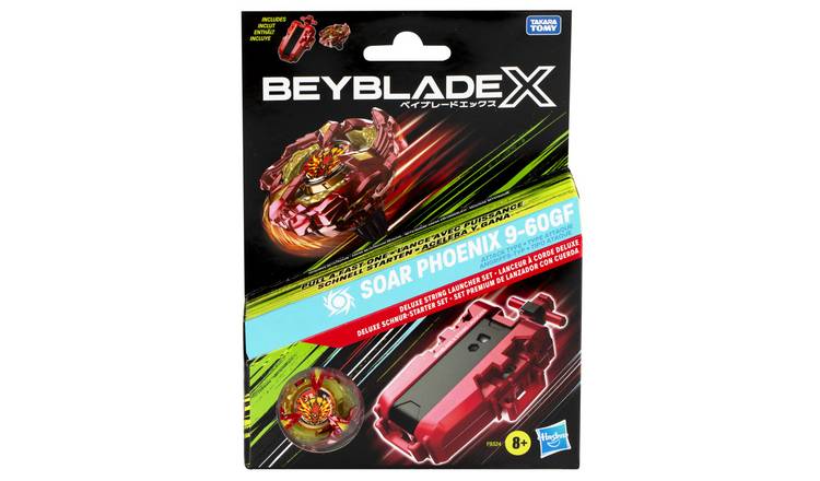 Beyblade X Soar Phoenix Deluxe String Launcher Set