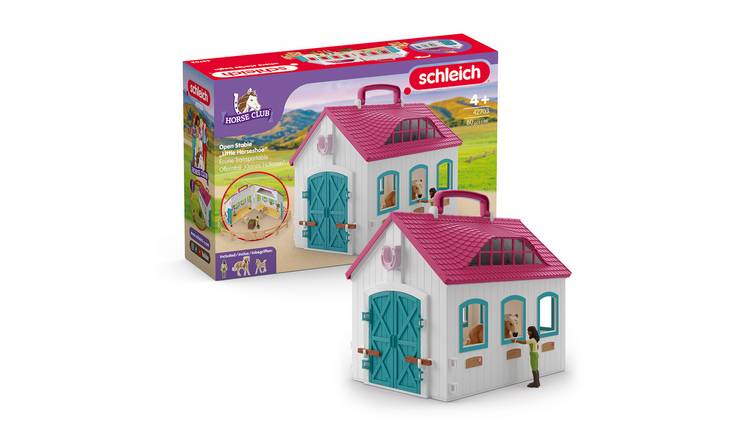 Schleich Horse Club Open Stable Little Horseshoe Playset