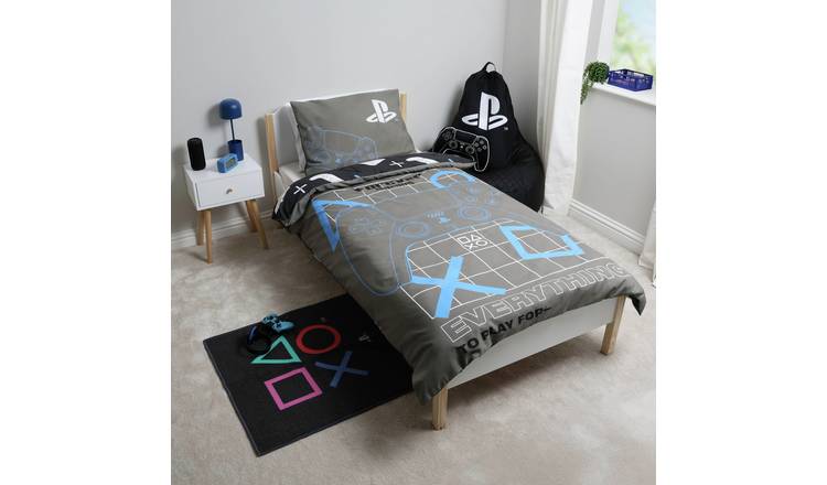 Sony PlayStation Kids Gamers Core Grey Bedding Set - Single