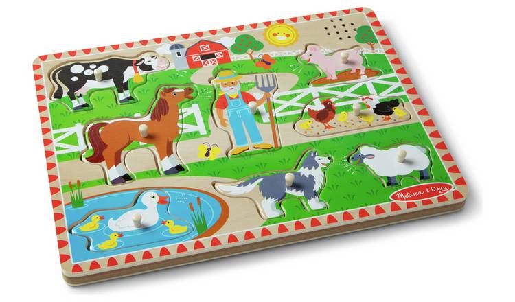 Melissa & Doug Old MacDonald's Farm Song Puzzle - 8 Pieces