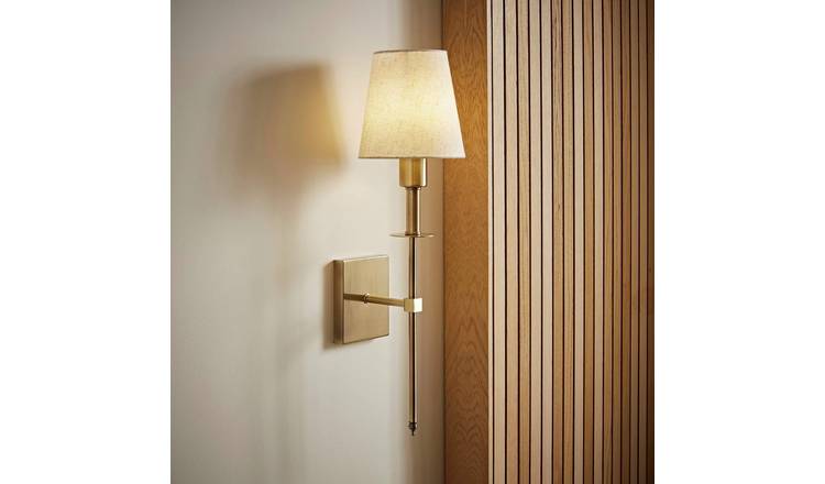 ValueLights Kincaid Metal LED Wall Light - Gold