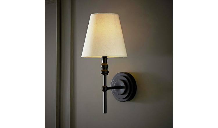 ValueLights Maggie Metal Wall Light - Black