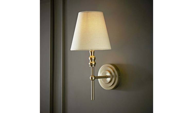 ValueLights Maggie Metal Wall Light - Gold