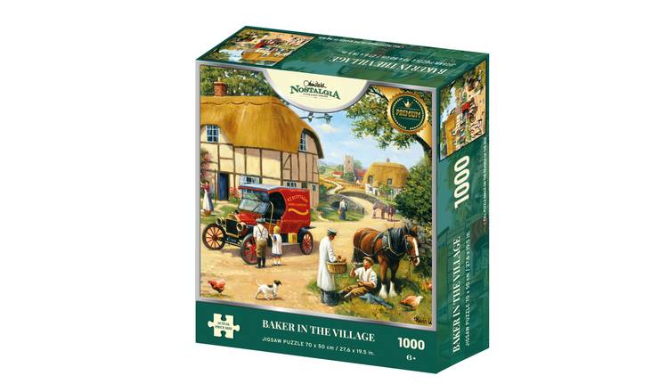 Nostalgia Collection Baker in the Village 1000 Piece Jigsaw Puzzle