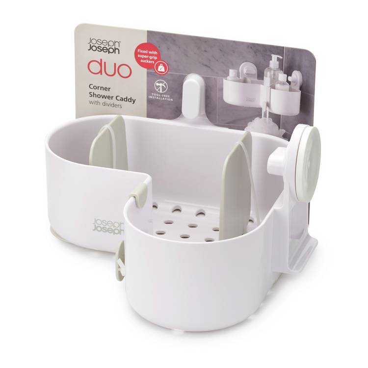 Joseph Joseph Duo Corner Shower Caddy - White 0