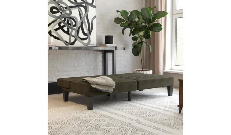 Dorel Adalynn Fabric Futon Sofa Bed - Grey