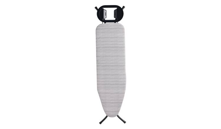 Argos Home 110x34cm Stockholm Stripe Ironing Board - Grey