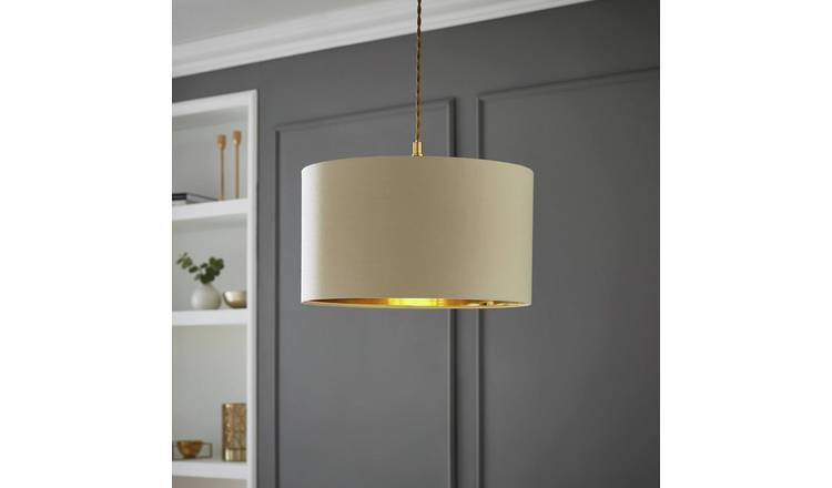 ValueLights Reni Cream Easy Fit Lampshade - 45cm