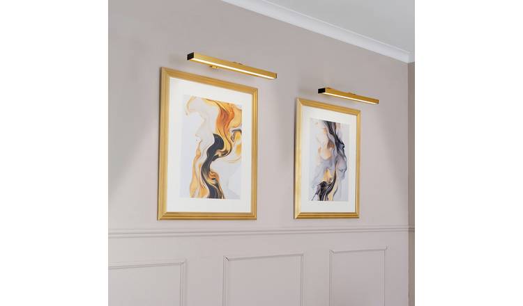 ValueLights Ryle LED Wall Light - Gold