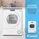 Candy SMART Pro BCTD H7A1TE-S - Sèche-linge - intégré - WiFi