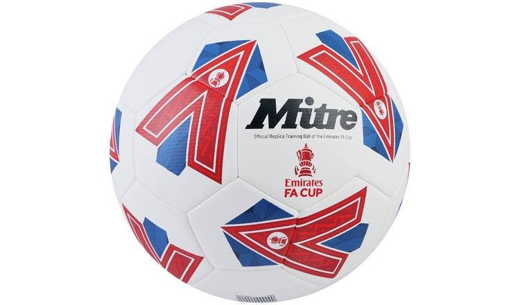 Mitre Training Footballs Delta FA Cup Grass Astro Football Ball Size 4 5 