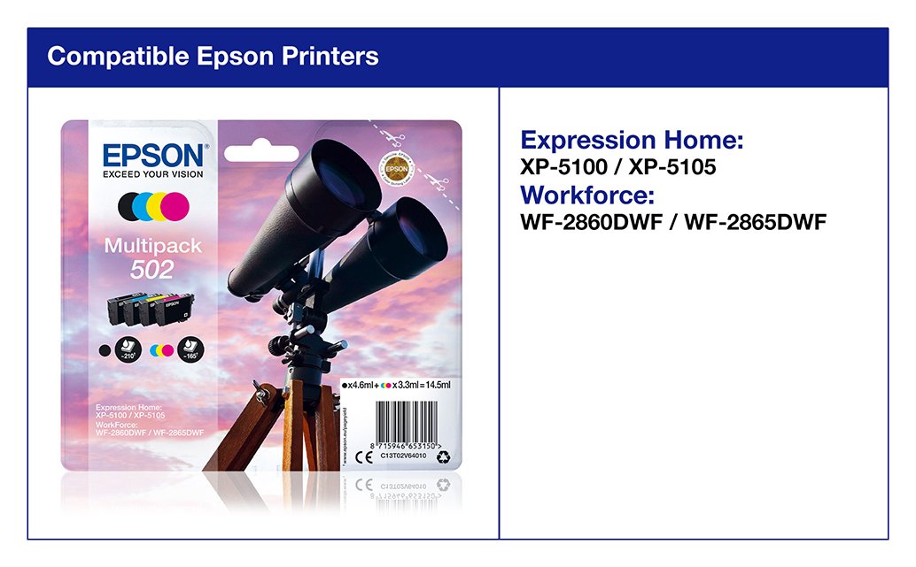 Epson 502 Binoculars Ink Cartridges Review