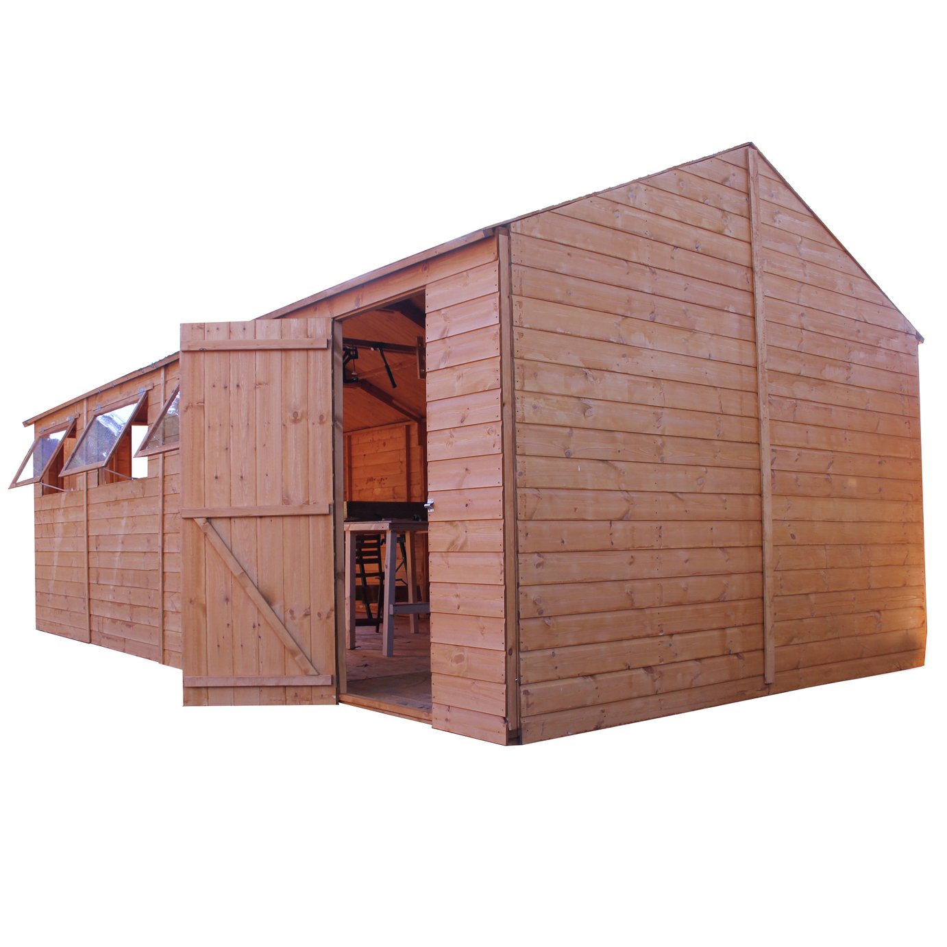 Mercia Wooden 20 x 10ft Premium Apex Workshop