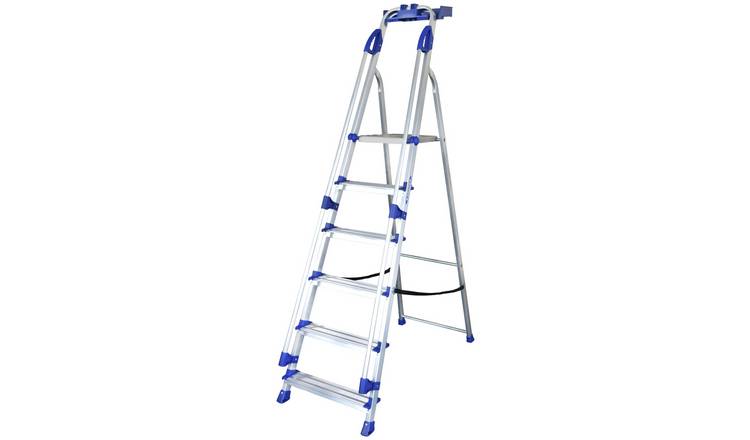 Werner 6 Tread Work Station Step Ladder