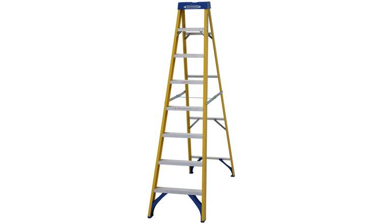 Werner PD7310 10 Ft Fiberglass Podium Ladder Type IAA 375, 58% OFF