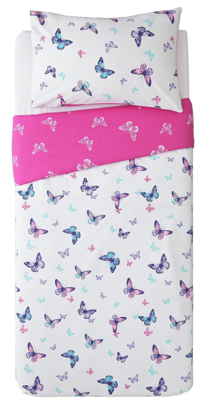 Argos Home Reverse Pink Butterfly Bedding Set review