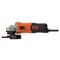 Black + Decker 115mm Angle Grinder & 5 Cutting Discs - 710W