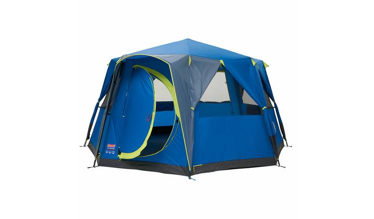 Buy Coleman 8 Man 1 Room Octagon Dome Camping Tent Tents Argos