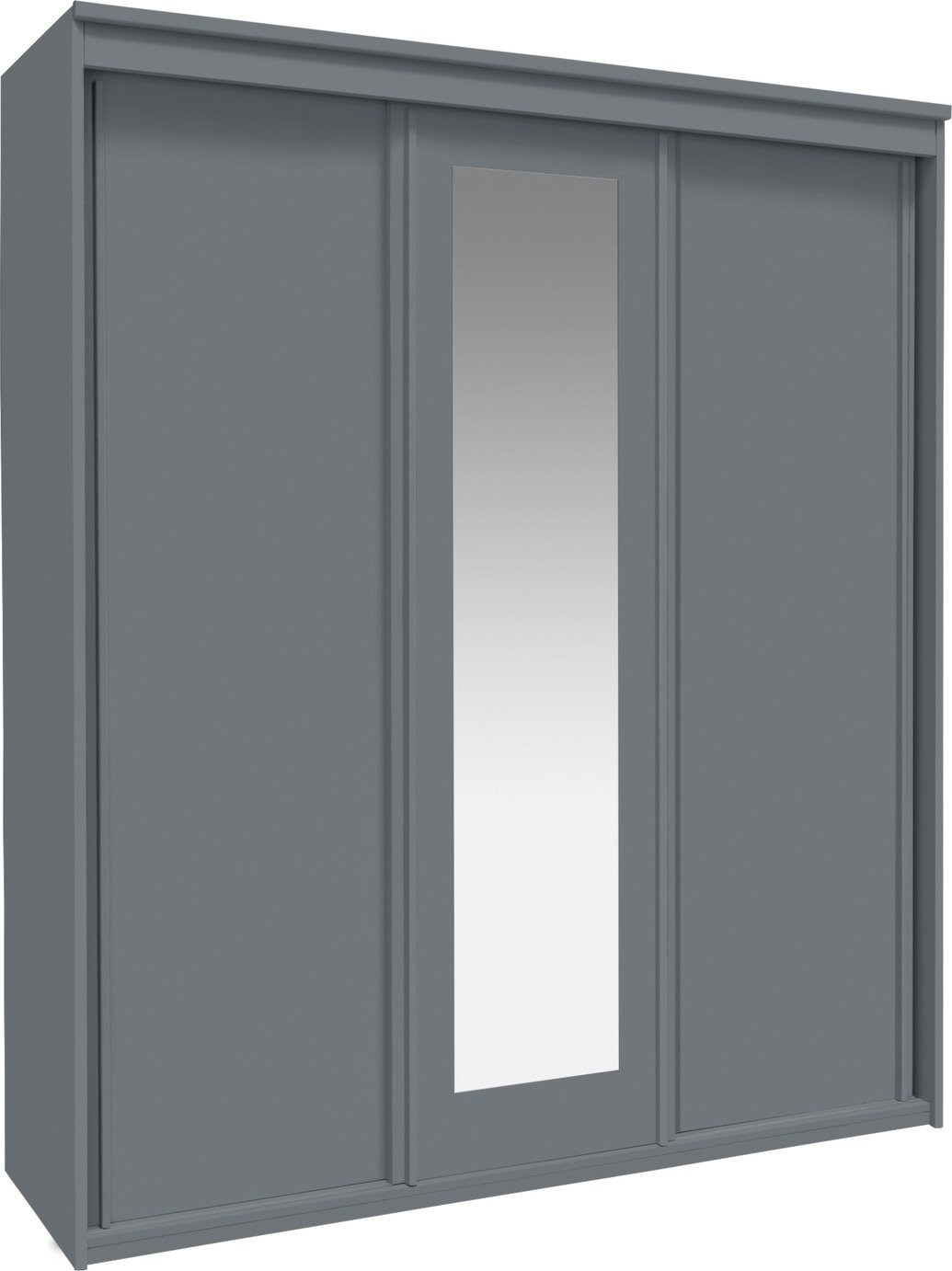 Argos Home Hallingford Grey 3 Door Sliding Wardrobe