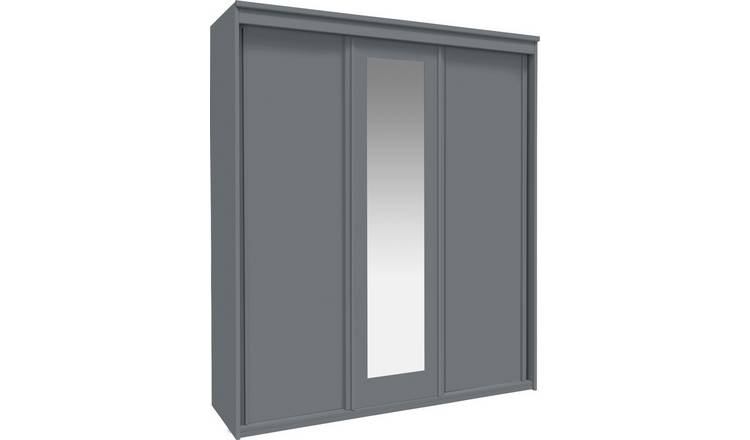 Buy Argos Home Hallingford Grey 3 Door Sliding Wardrobe Wardrobes Argos