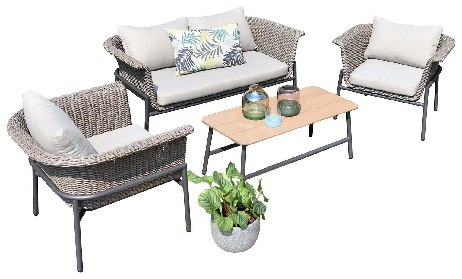 Lin 4 Seater Conversation Set