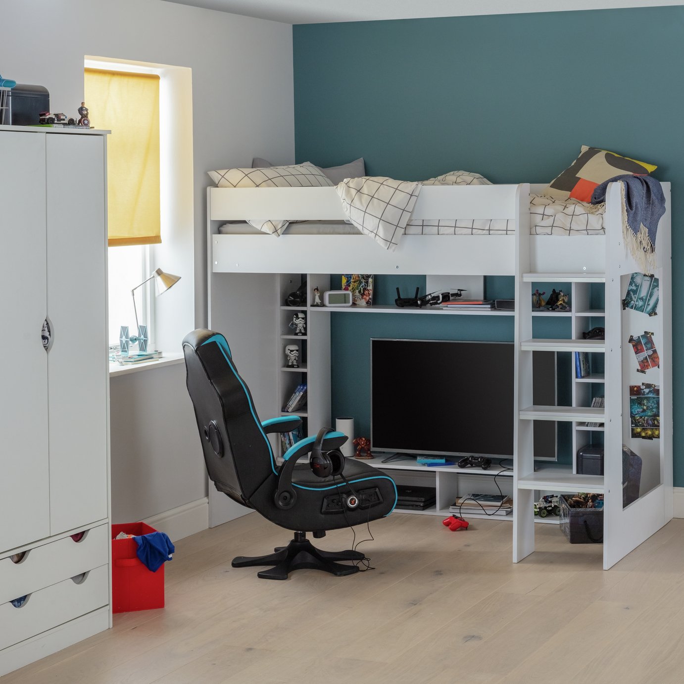 argos bunk bed with desk