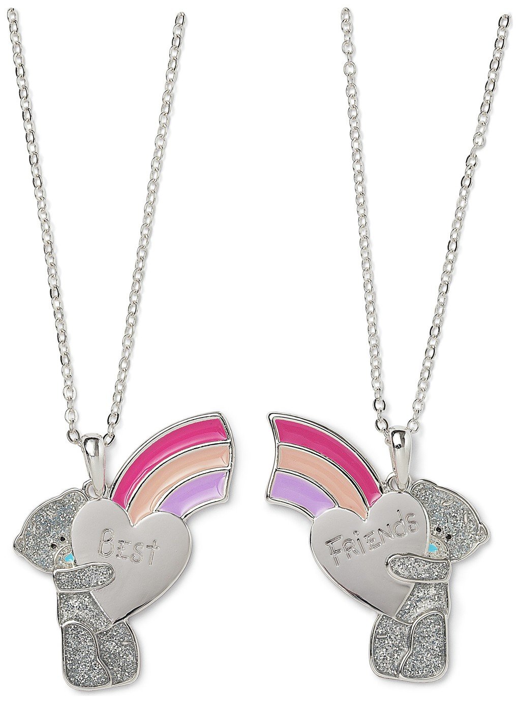 Me to You Silver Plated Best Friends Rainbow Necklace Set Review