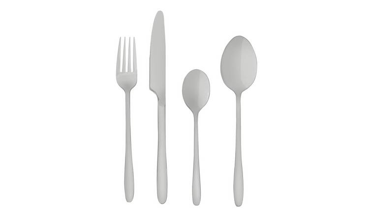 Habitat Allure 16pc Stainless Steel Cutlery Set