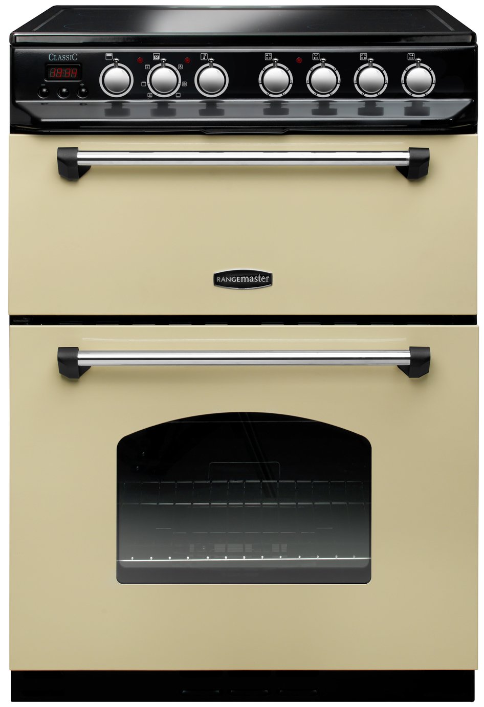 cream freestanding electric cooker