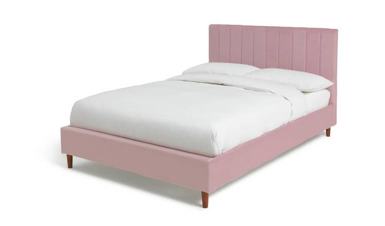 Blush double store bed