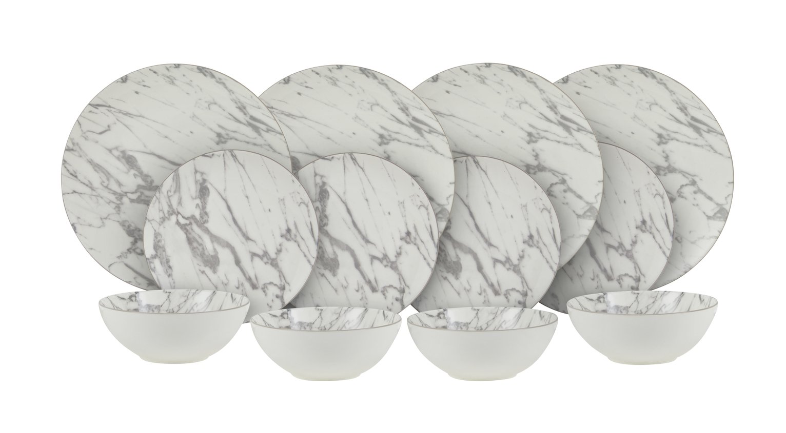 Argos Home 12 Piece Marble Dinner Set Review