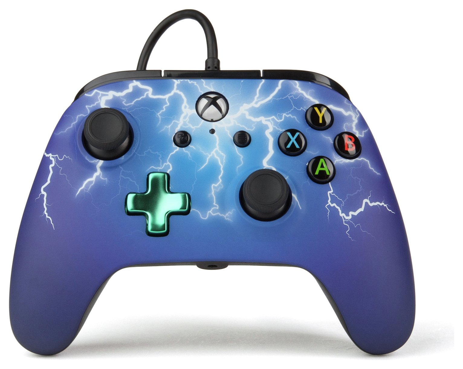 purple wired xbox one controller