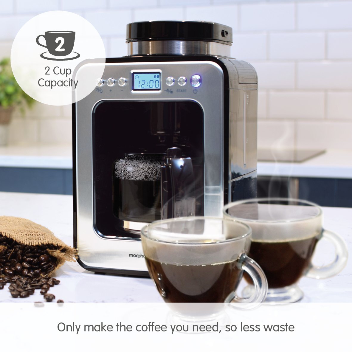 Morphy Richards 162100 Bean to Cup Filter Coffee Machine With Cup Warmer NEW_UK eBay