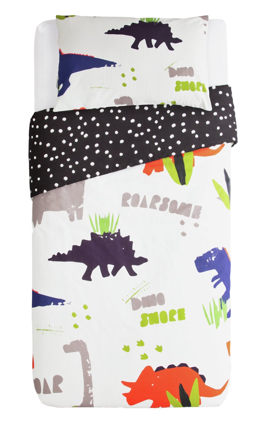 Argos Home Dino Roar-Some Bedding Set - Toddler