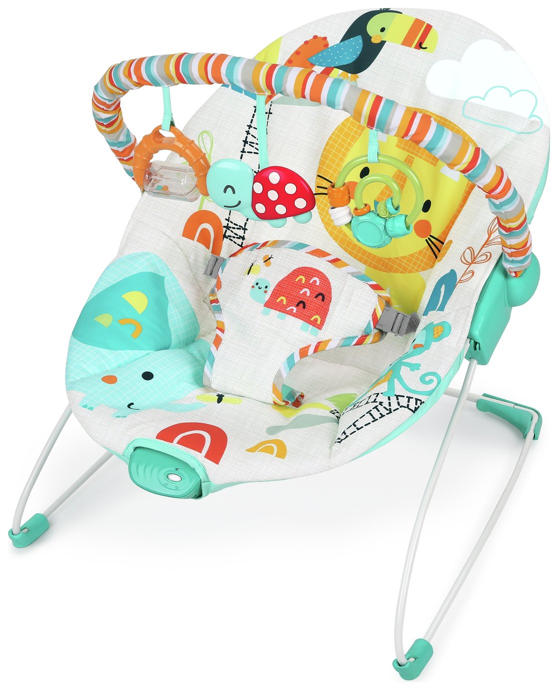 Chad Valley Jungle Friends Deluxe Baby Bouncer